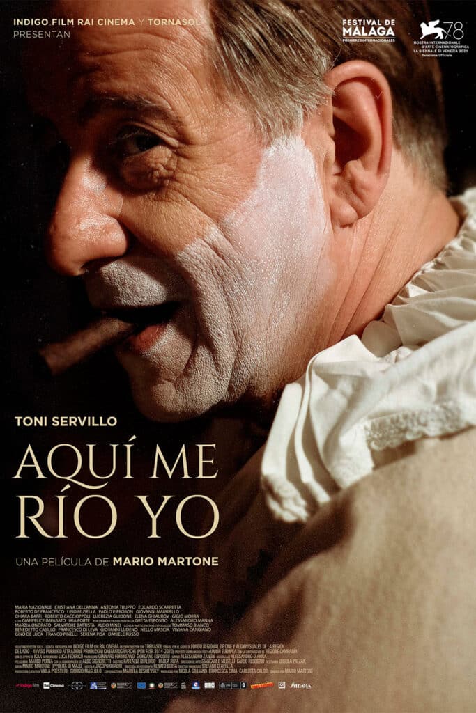 CARTEL AQUÍ ME RÍO YO