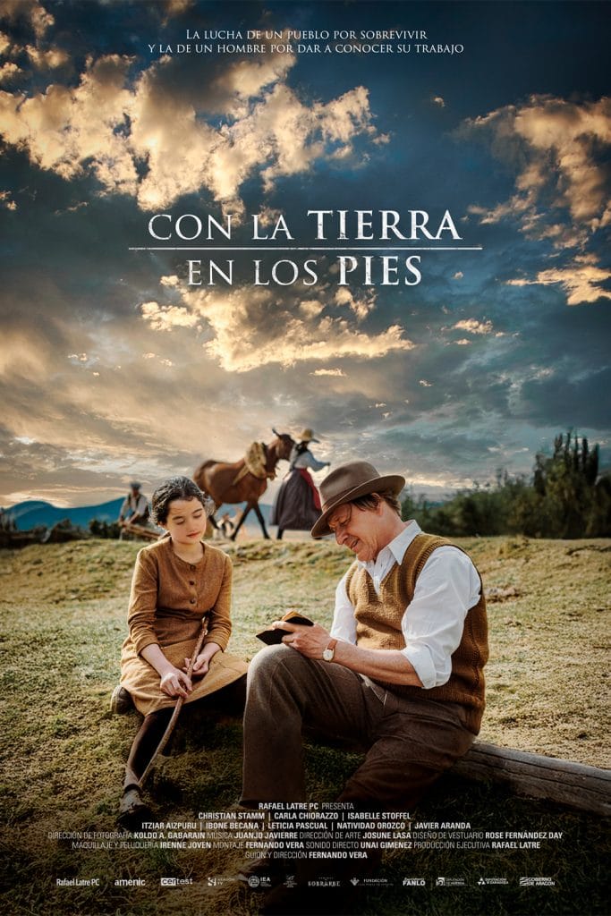 Cartel Con la tierra en los pies Web